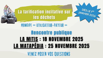 RÉPONDRE AUX QUESTIONS SUR LA TARIFICATION INCITATIVE DANS LA MITIS ET LA MATAPÉDIA !