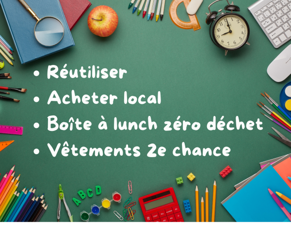 <h2>Août 2025 - Une rentrée scolaire écoresponsable</h2>